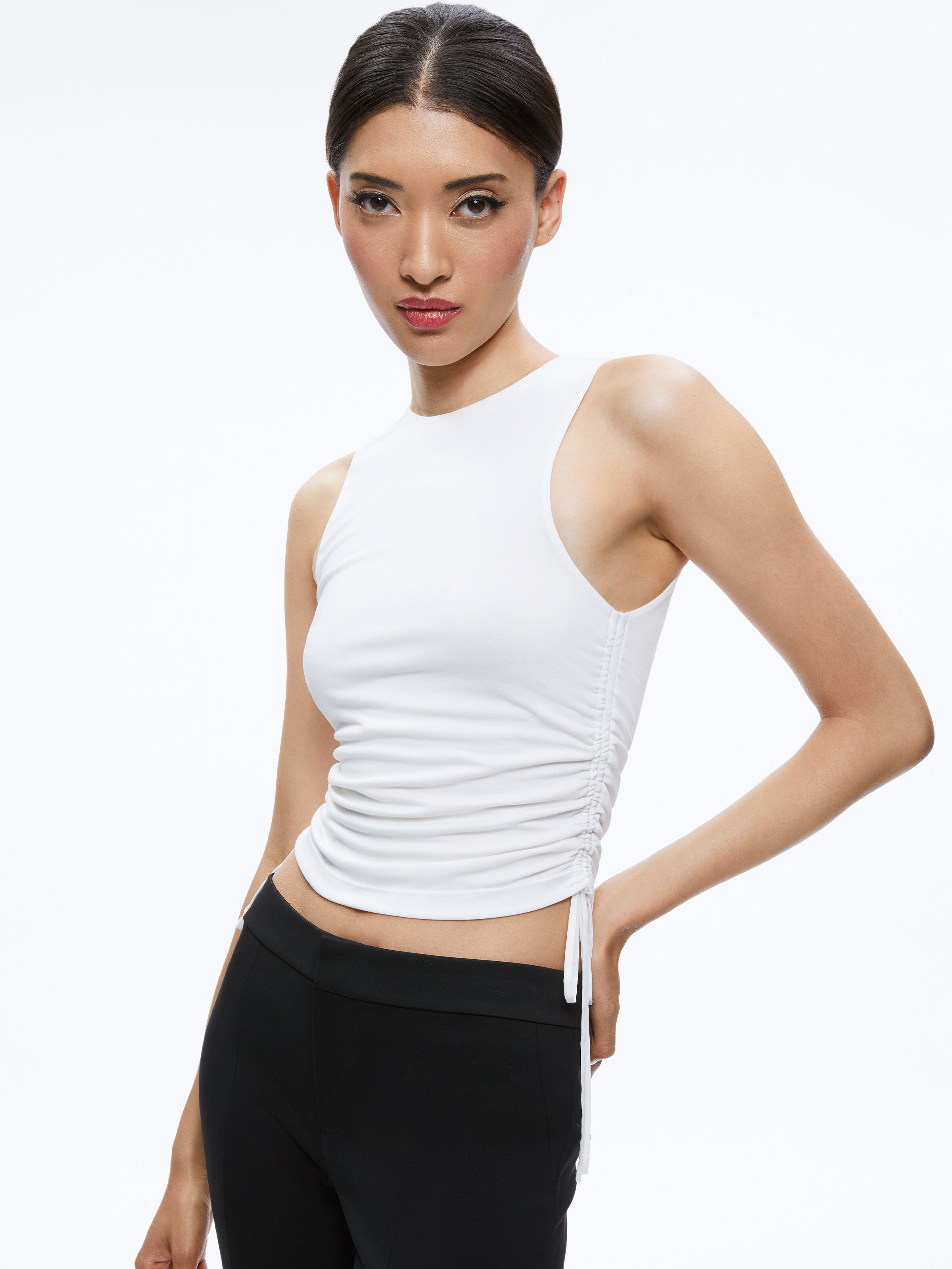 HAUT COURT FRONCÉ RAS-DU-COU CHRISSY-ALICE + OLIVIA