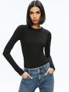 BODY IN MAGLIA CON SCOLLO ROTONDO OLEA-ALICE + OLIVIA