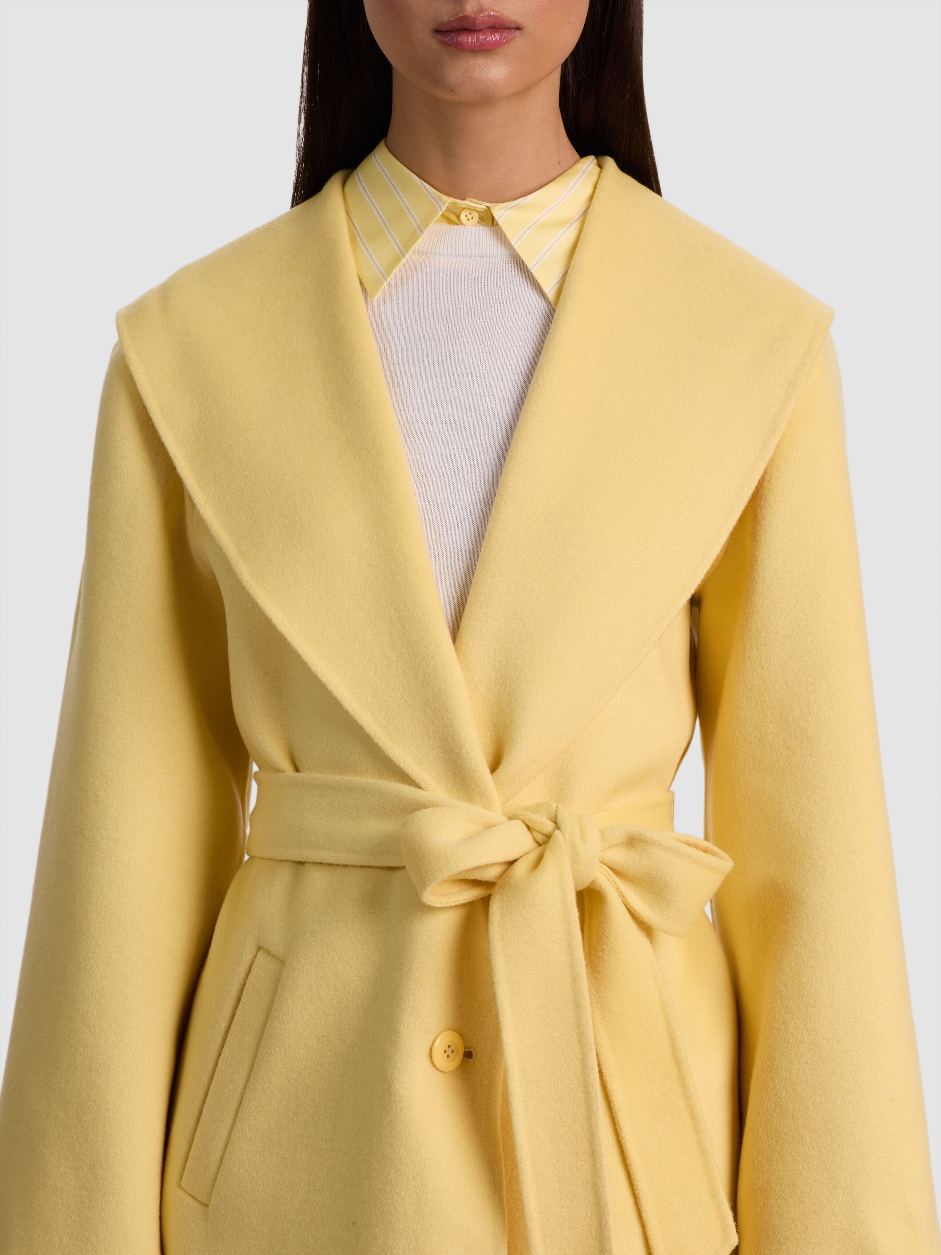MARCELENE MIDI COAT-BUTTER-ALICE + OLIVIA