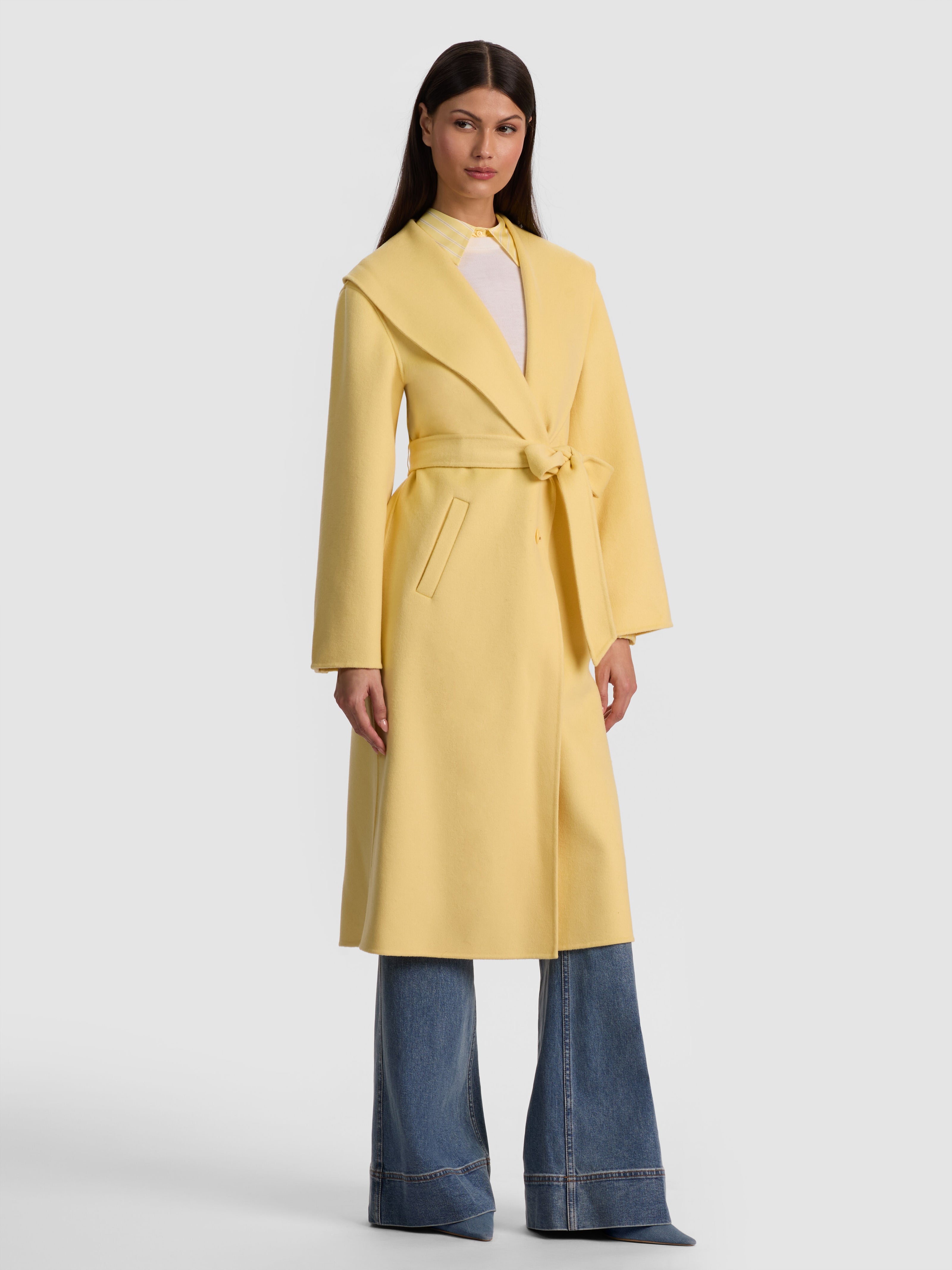 MARCELENE MIDI COAT-BUTTER-ALICE + OLIVIA