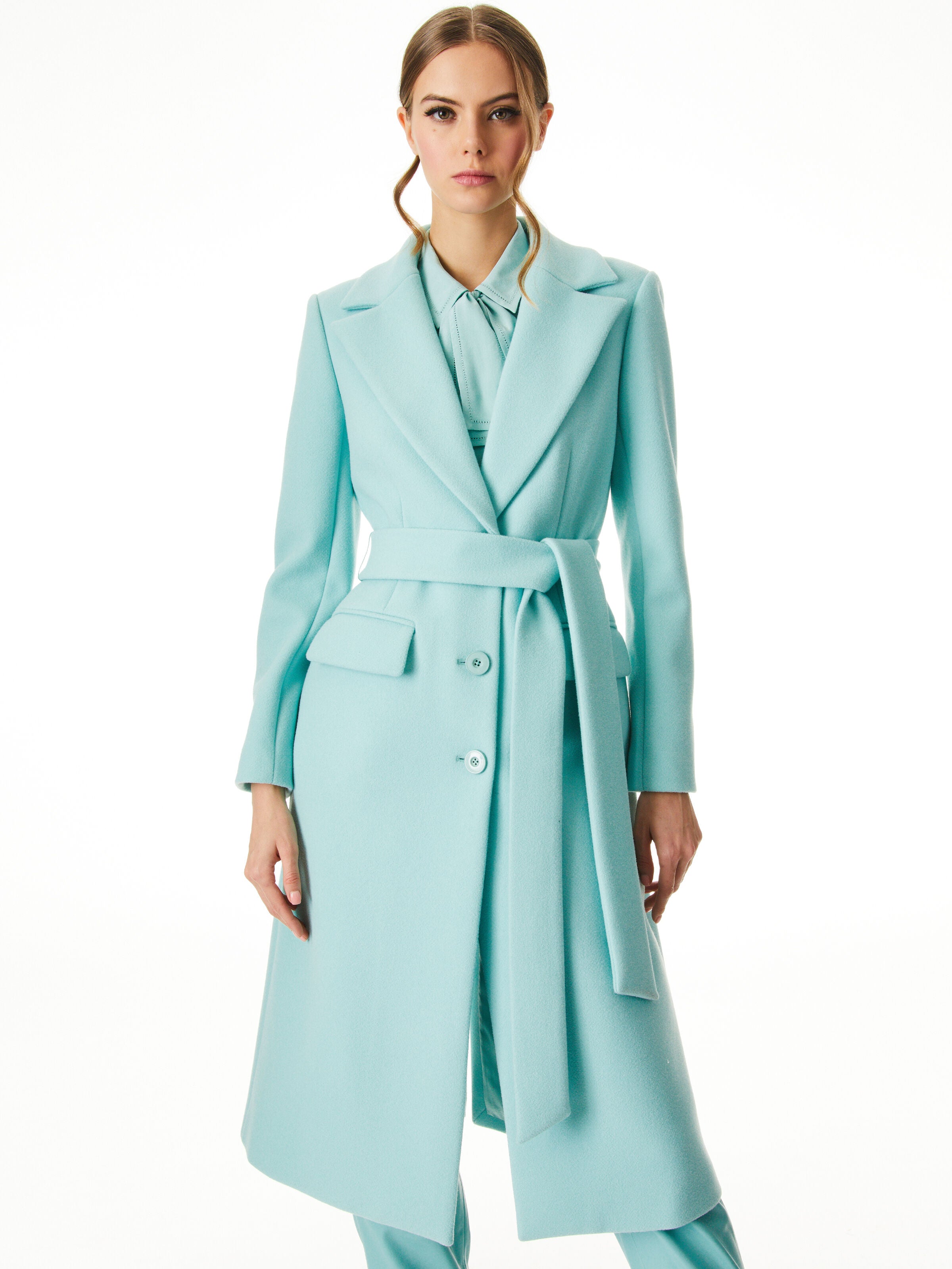 MANTEAU CEINTURÉ JOELLE-ALICE + OLIVIA