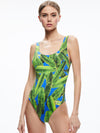 OLIVE SCOOP BACK SWIMSUIT-PALM PRINT-ALICE + OLIVIA