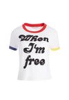 RYLYN EMBELL SLIM RINGER TEE-ALICE + OLIVIA