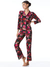 POSH PEANUT X A+O WOMEN'S PAJAMA SET-BEACH BLISS-ALICE + OLIVIA