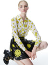 TOP A+O X SMILEY WILLA CON ABBOTTONATURA RICAMATA-ALICE + OLIVIA