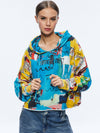 A+O X BASQUIAT SUNNY CROPPED HOODIE-UNTITLED-ALICE + OLIVIA