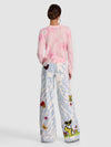 A+O X GRATEFUL DEAD CAROLEE PULLOVER-STATIC TIE DYE PINK-ALICE + OLIVIA