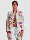 A+O X GRATEFUL DEAD KERI DENIM JACKET-INDIGO BLEACHED TIE DYE-ALICE + OLIVIA