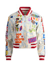 A+O X GRATEFUL DEAD KERI DENIM JACKET-INDIGO BLEACHED TIE DYE-ALICE + OLIVIA