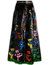 A+O X GRATEFUL DEAD TINA BALLGOWN SKIRT-ALICE + OLIVIA