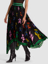 A+O X GRATEFUL DEAD KATZ MAXI SKIRT-GRATEFUL BEARS BLACK-ALICE + OLIVIA