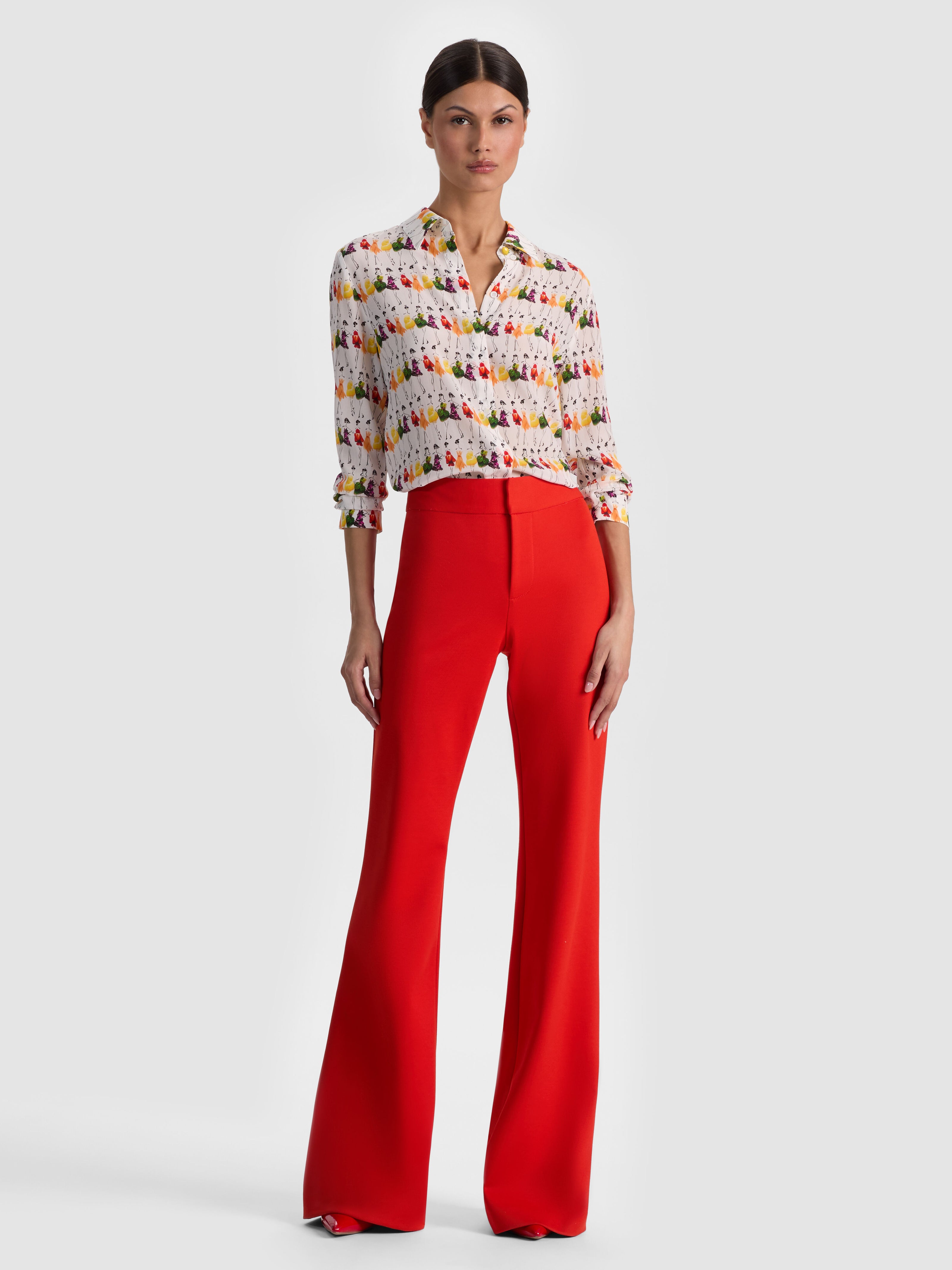 CHEMISIER EN SOIE WILLA A+O X GRETCHEN ROEHRS-ALICE + OLIVIA