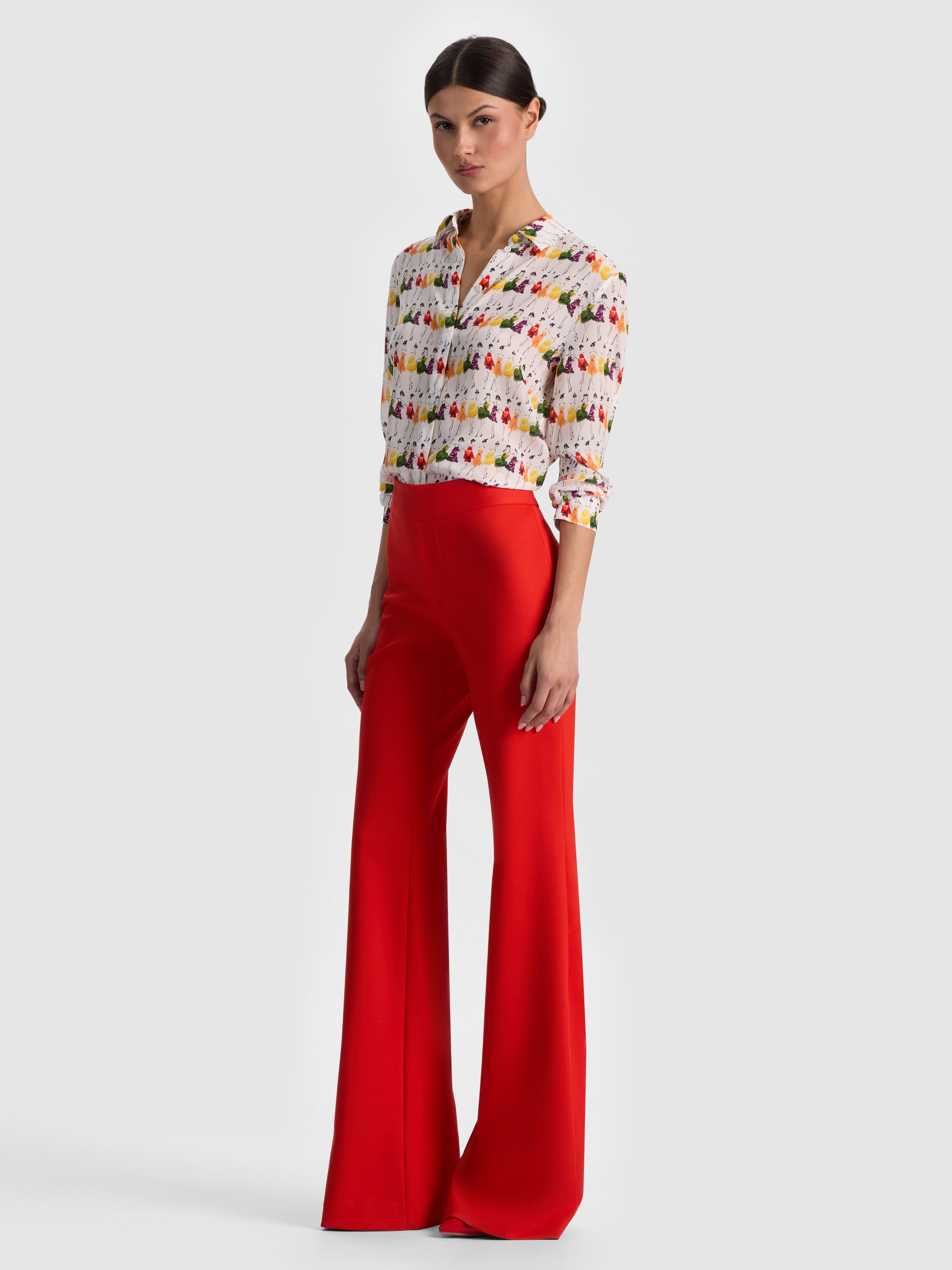 CHEMISIER EN SOIE WILLA A+O X GRETCHEN ROEHRS-ALICE + OLIVIA