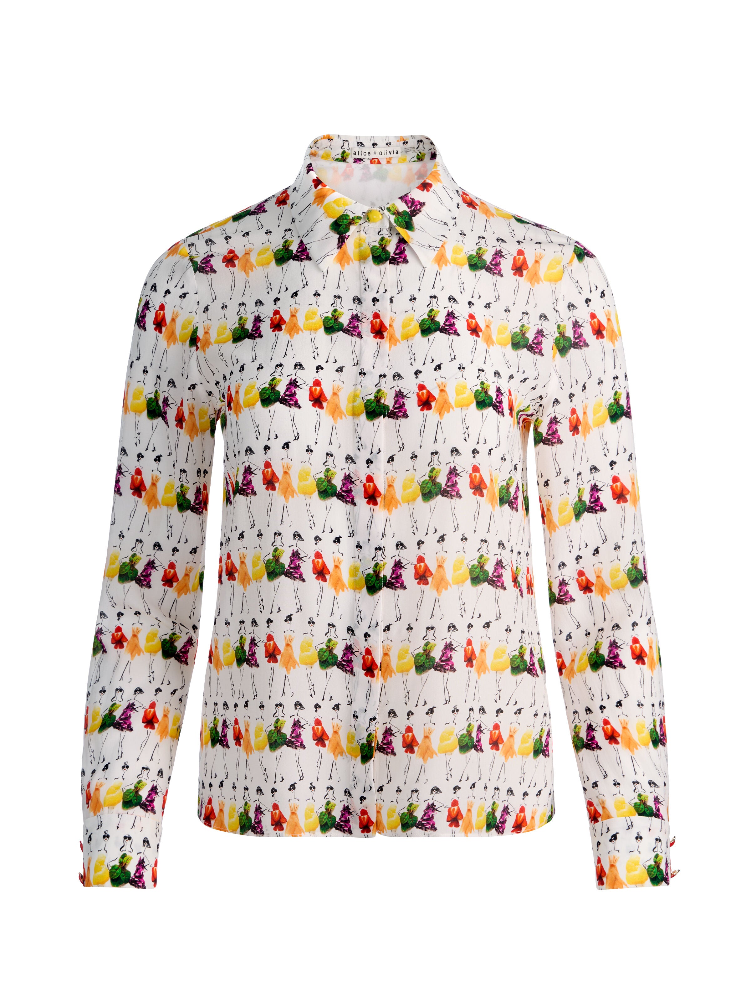 CHEMISIER EN SOIE WILLA A+O X GRETCHEN ROEHRS-ALICE + OLIVIA