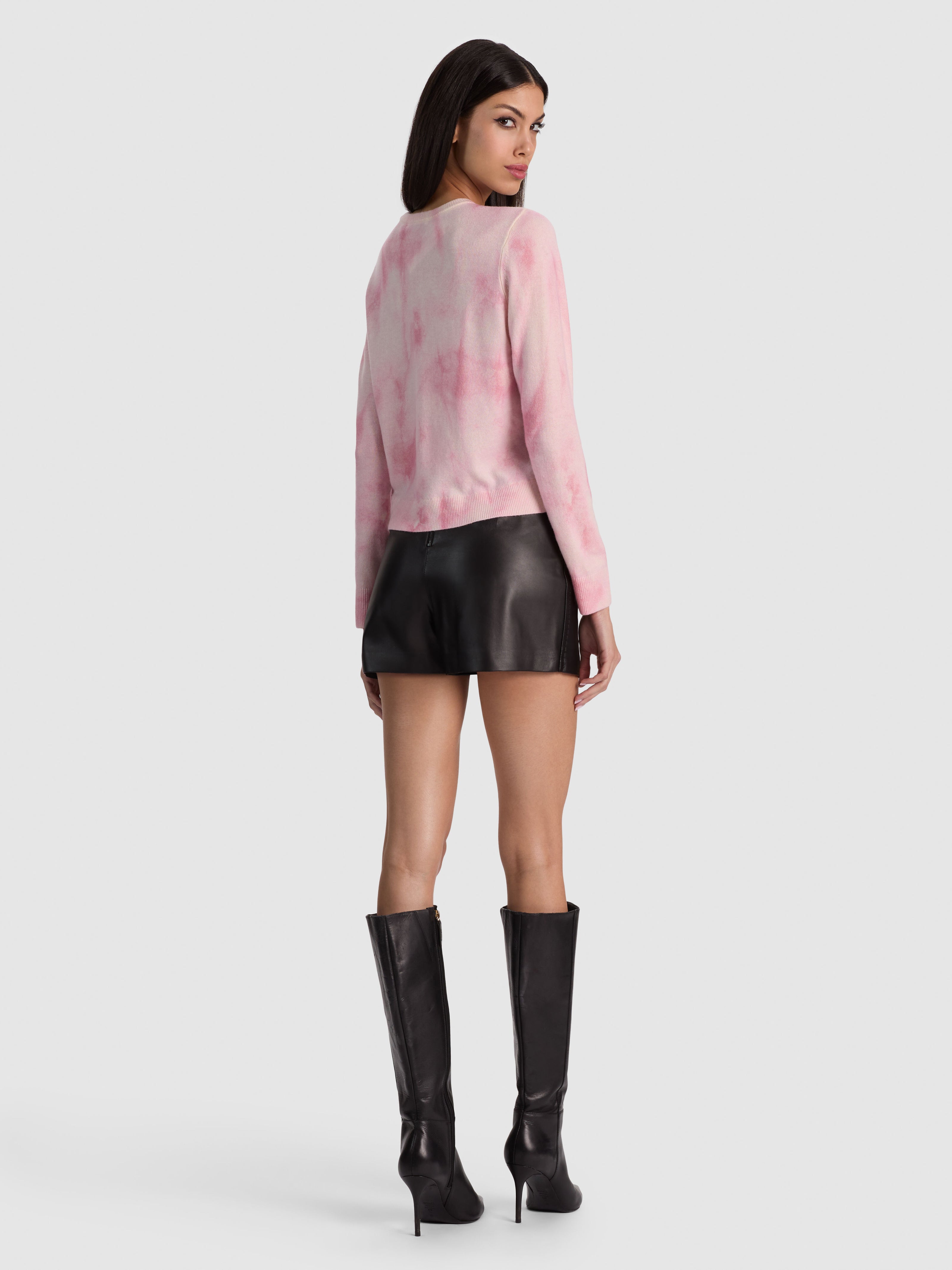 CAROLEE WOOL PRINTED PULLOVER-LADY LUCK ENGLISH ROSE-ALICE + OLIVIA