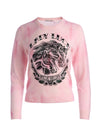 CAROLEE WOOL PRINTED PULLOVER-LADY LUCK ENGLISH ROSE-ALICE + OLIVIA