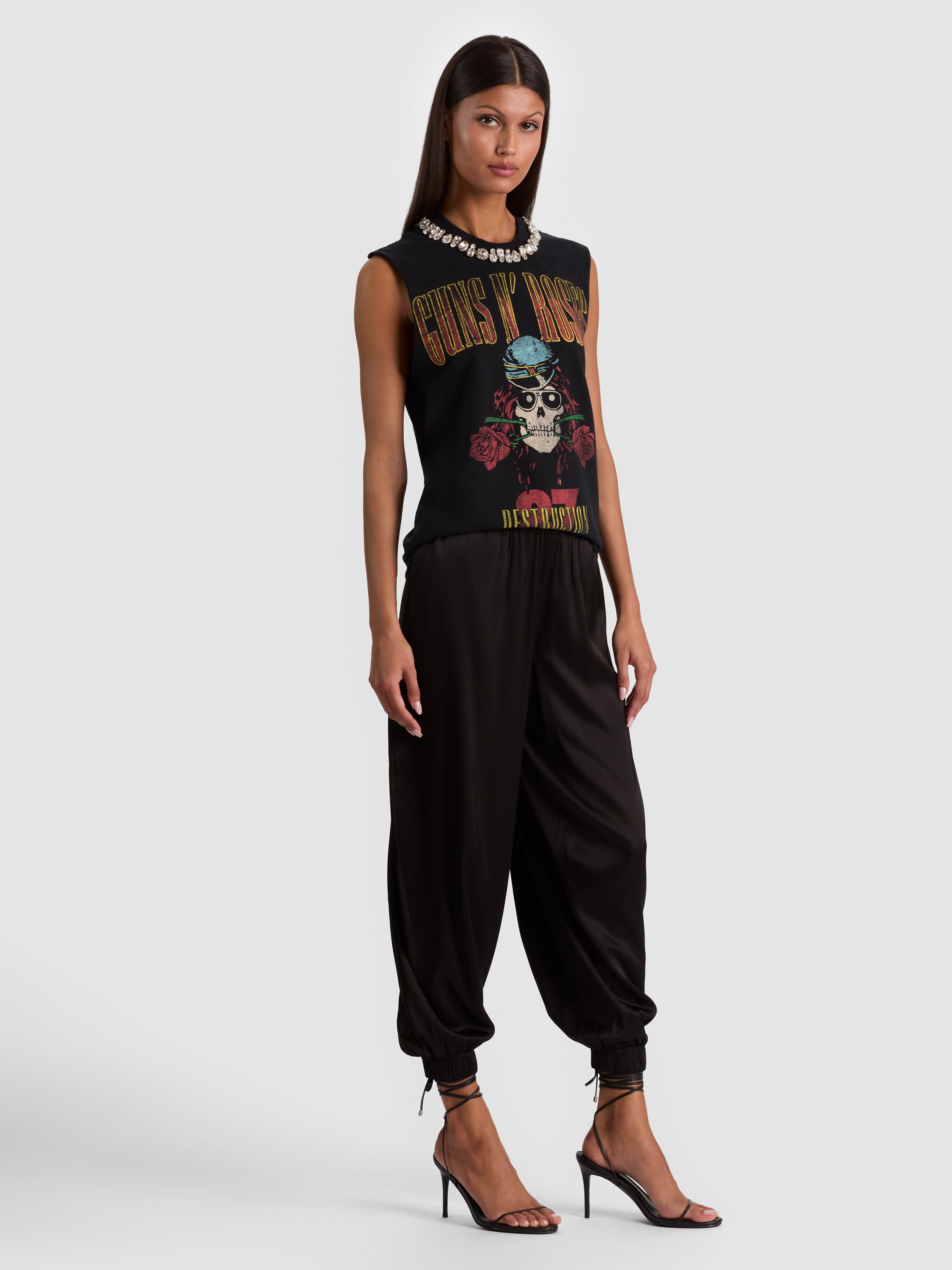 CANOTTA MICAH CON SPALLINE AMPIE DECORATE-ALICE + OLIVIA