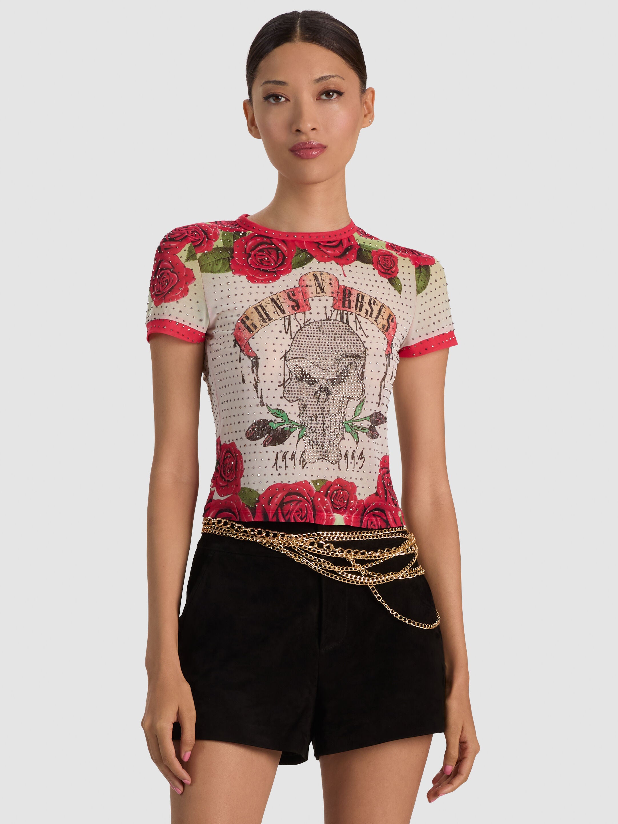 MAGLIETTA TESS DECORATA-ALICE + OLIVIA