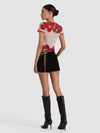 MAGLIETTA TESS DECORATA-ALICE + OLIVIA