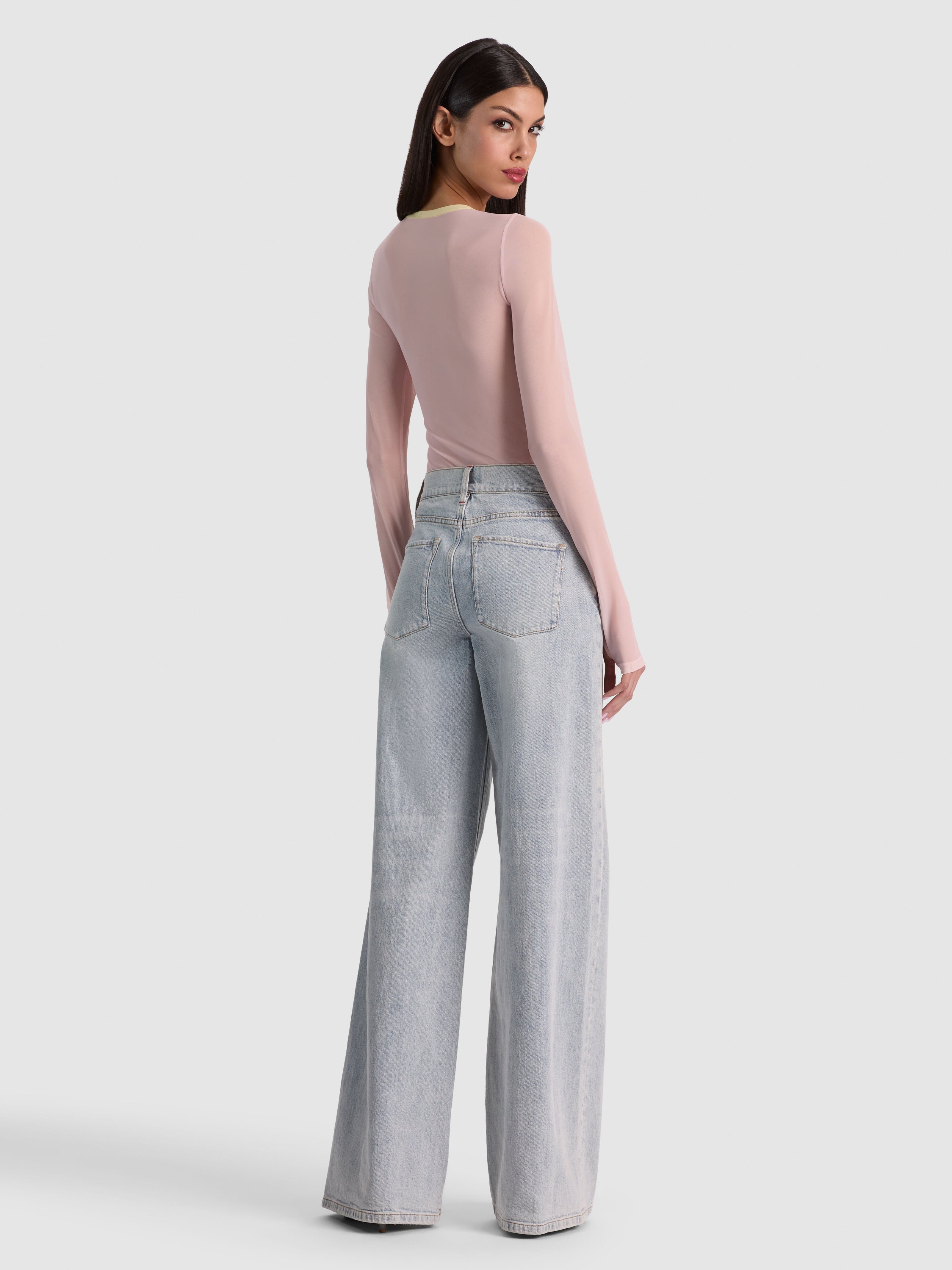 DELAINA EMBELLISHED TOP-GOOD VIBRATIONS-ALICE + OLIVIA