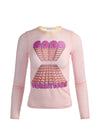 DELAINA EMBELLISHED TOP-GOOD VIBRATIONS-ALICE + OLIVIA