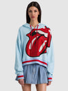 SUNNY EMBELLISHED CROPPED HOODIE-LICK ME-ALICE + OLIVIA
