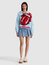 SUNNY EMBELLISHED CROPPED HOODIE-LICK ME-ALICE + OLIVIA
