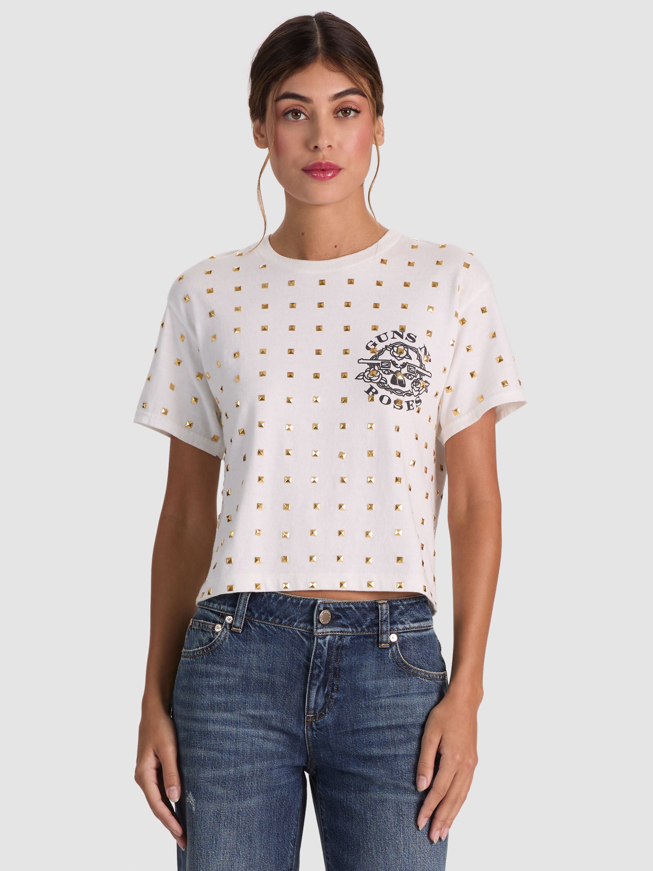 MAGLIETTA ALVERA CON BORCHIE-ALICE + OLIVIA