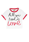 RYLYN EMBR T-SHIRT CORTA CON BORDO A CONTRASTO-ALICE + OLIVIA