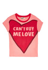 PALMER APPLQUE RLL CFF BXY TEE-MILLENIAL PINK/MULTI-ALICE + OLIVIA