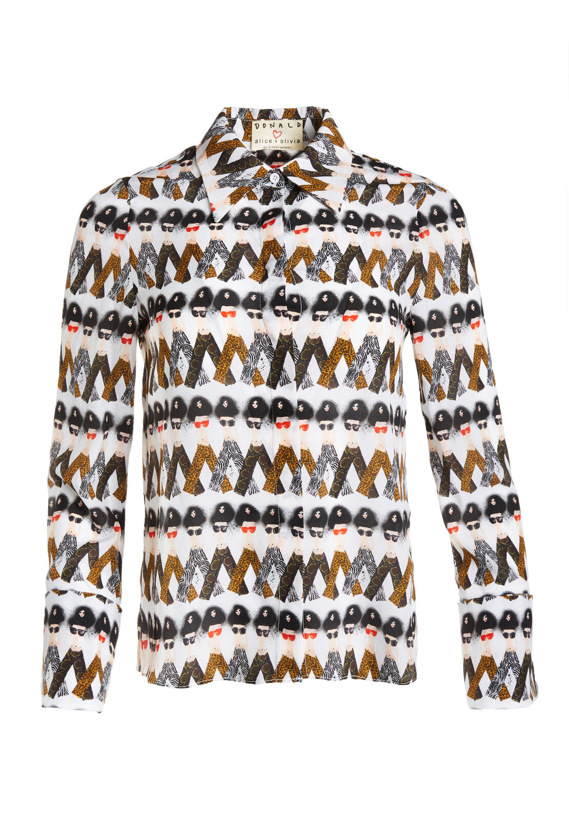 WILLA TOP FEMMINISTA CON ABBOTTONATURA NASCOSTA-ALICE + OLIVIA
