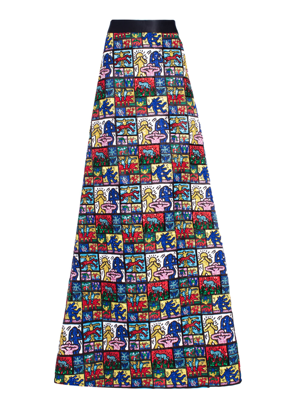 JUPE KEITH HARING X AO URSULA-ALICE + OLIVIA