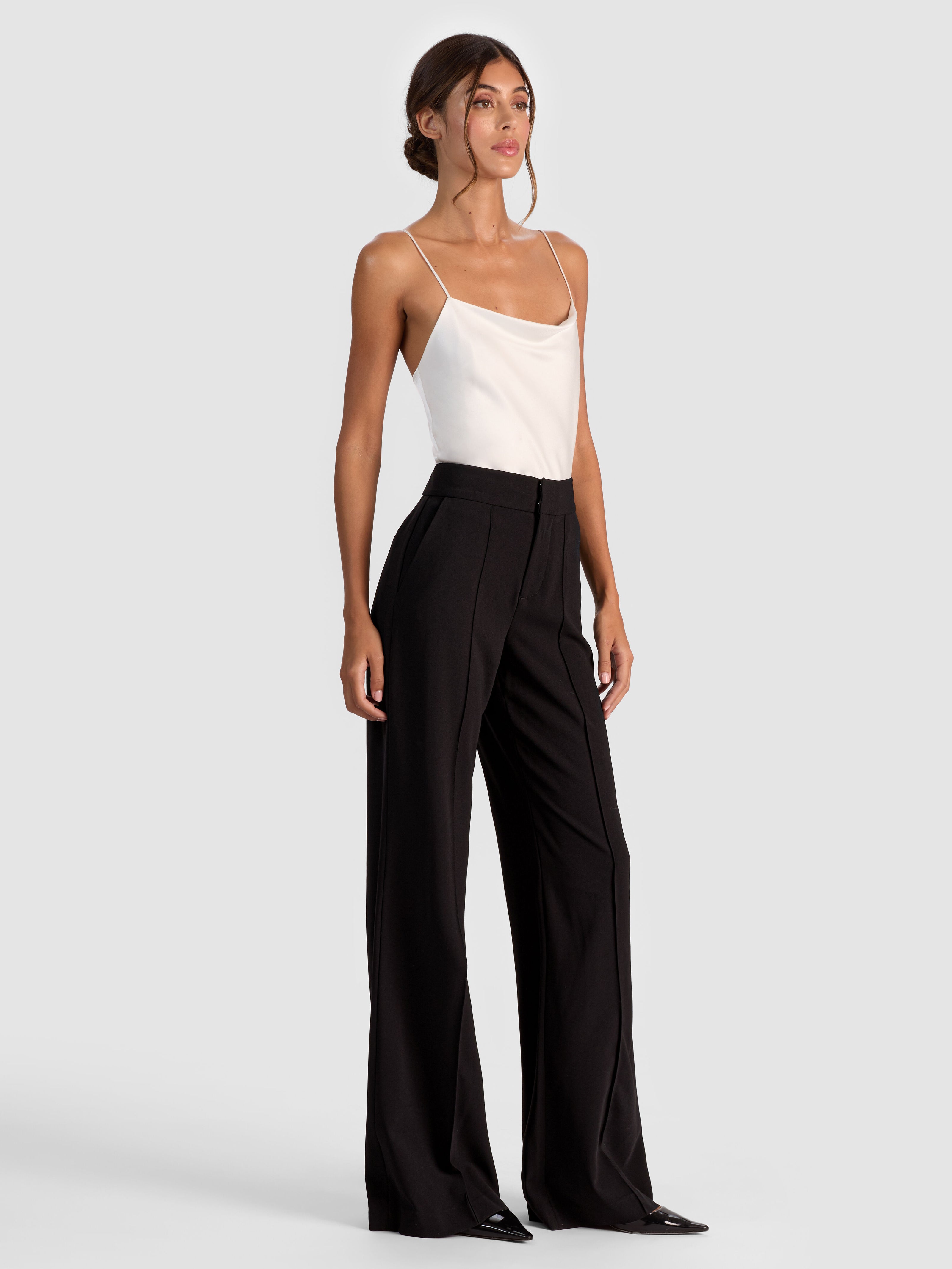 PANTALONI A GAMBA LARGA E VITA ALTA DYLAN-ALICE + OLIVIA