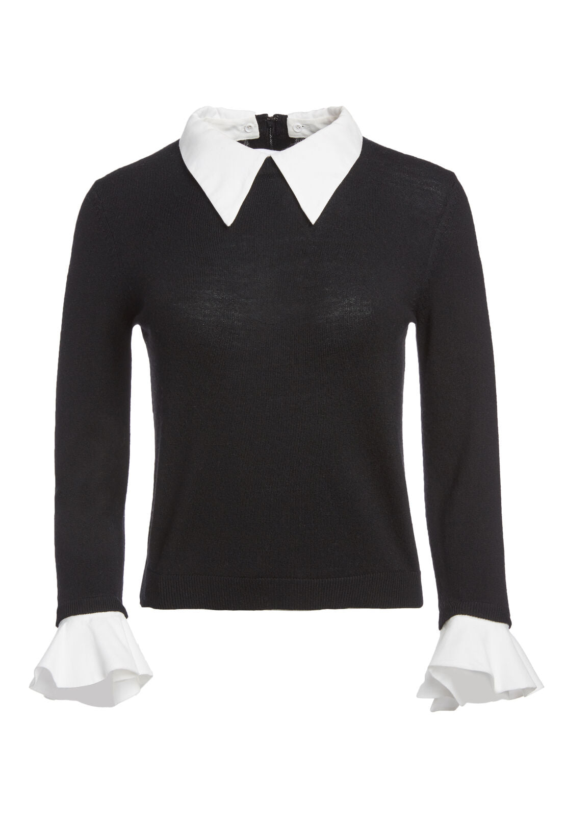 MAGLIONE ASTER CON POLSINI A RUFFLE-ALICE + OLIVIA