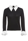 MAGLIONE ASTER CON POLSINI A RUFFLE-ALICE + OLIVIA