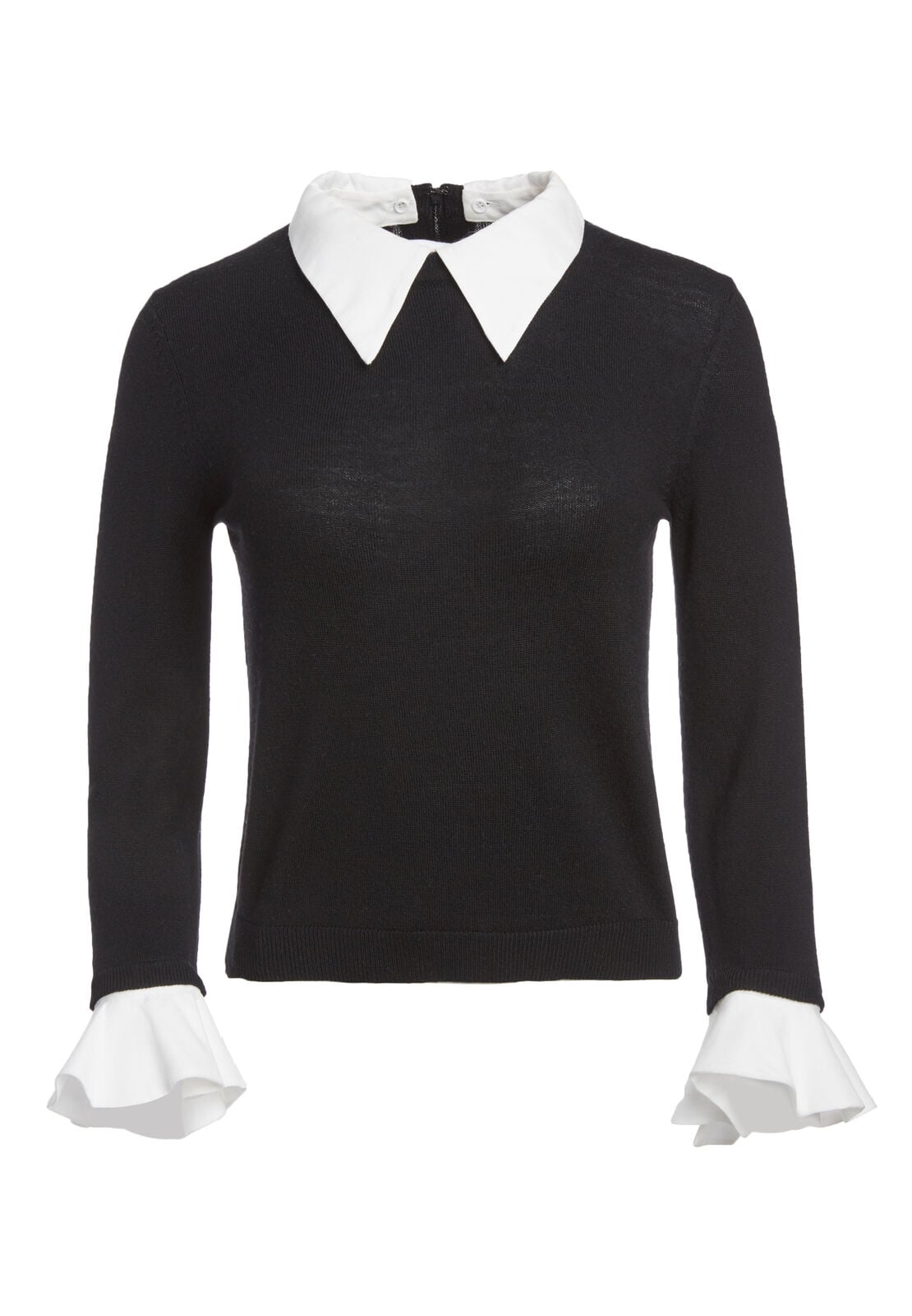 MAGLIONE ASTER CON POLSINI A RUFFLE-ALICE + OLIVIA