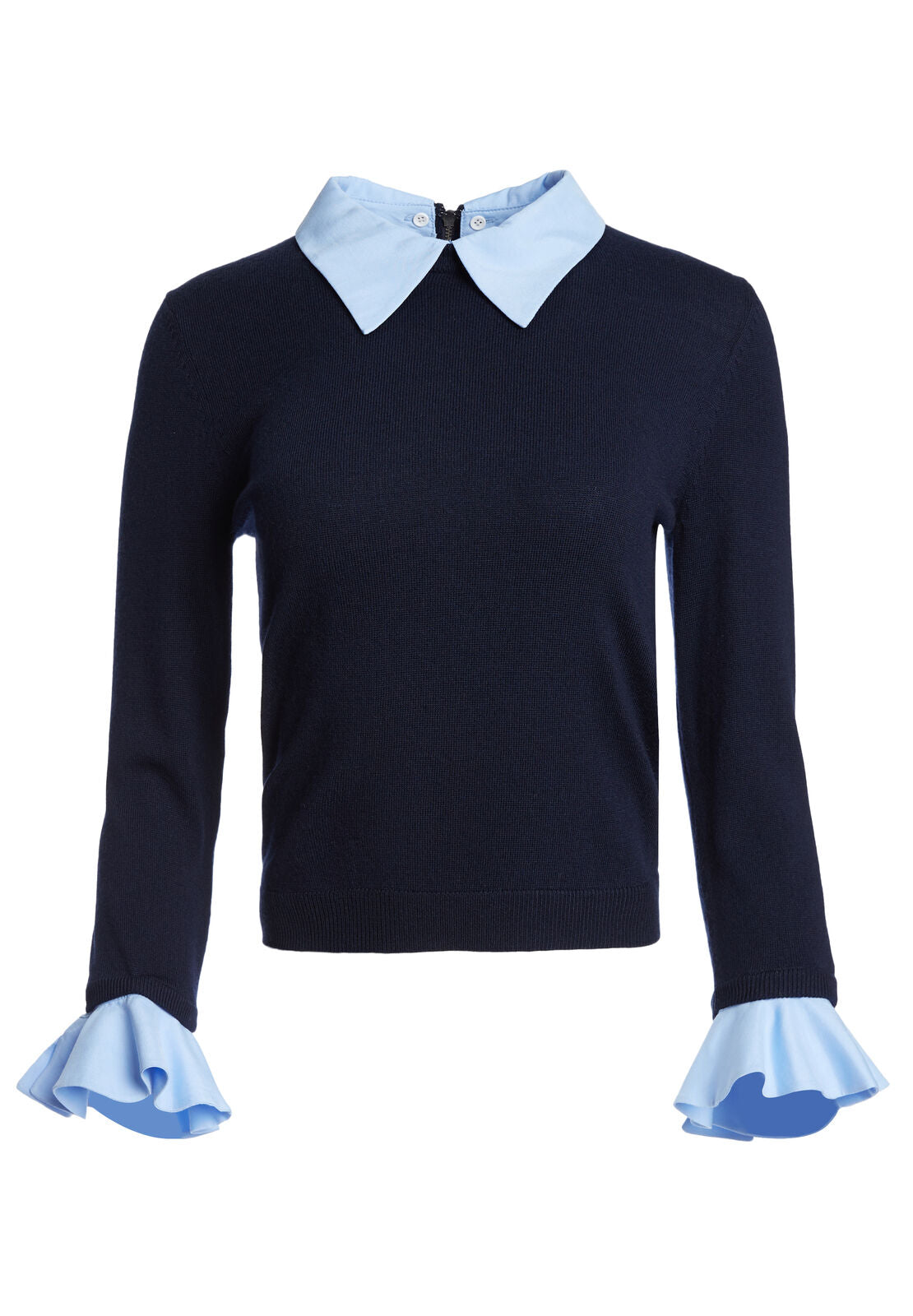 MAGLIONE ASTER CON POLSINI A RUFFLE-ALICE + OLIVIA