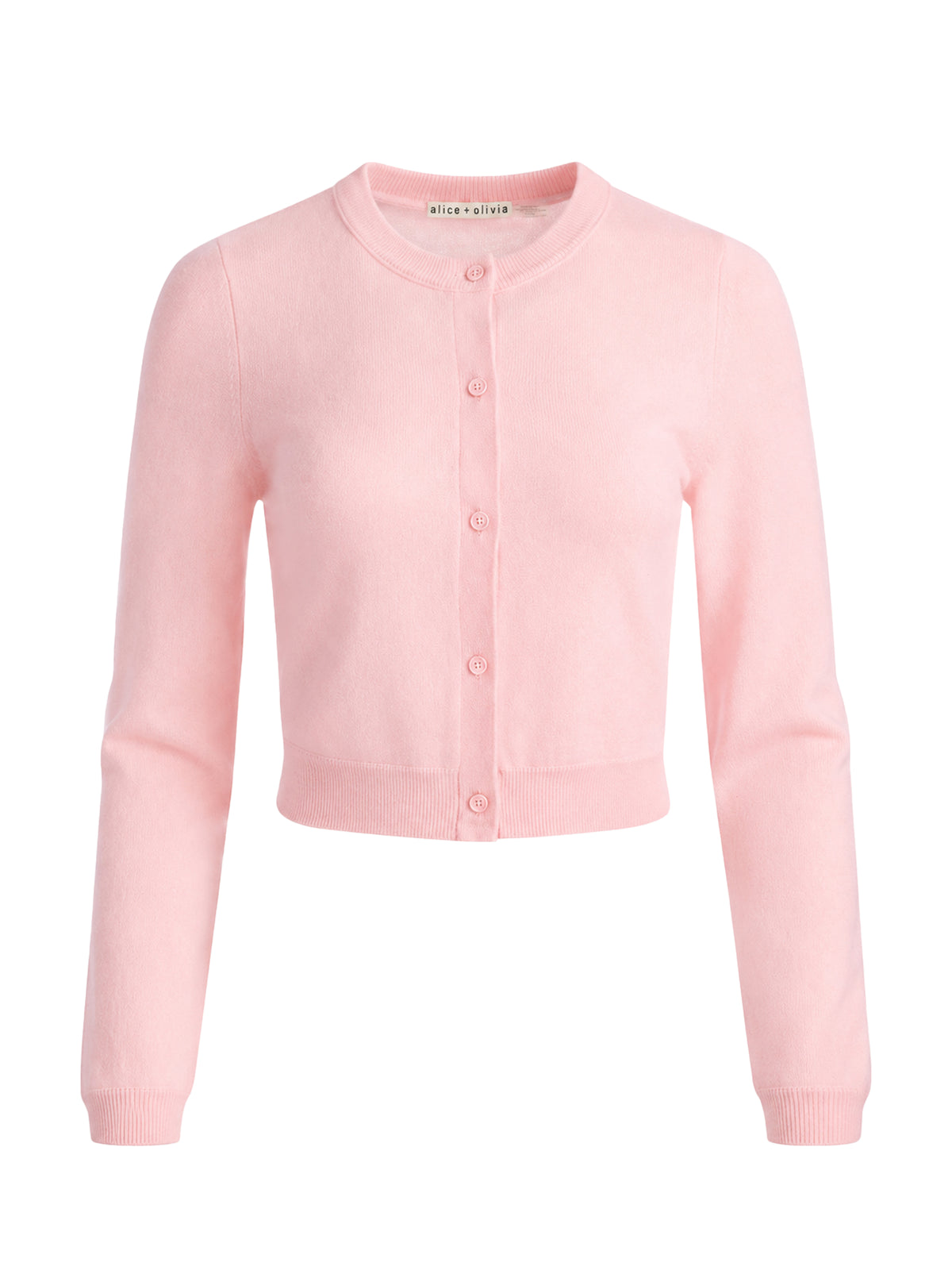 DOLLIE CARDIGAN-BLUSH-ALICE + OLIVIA