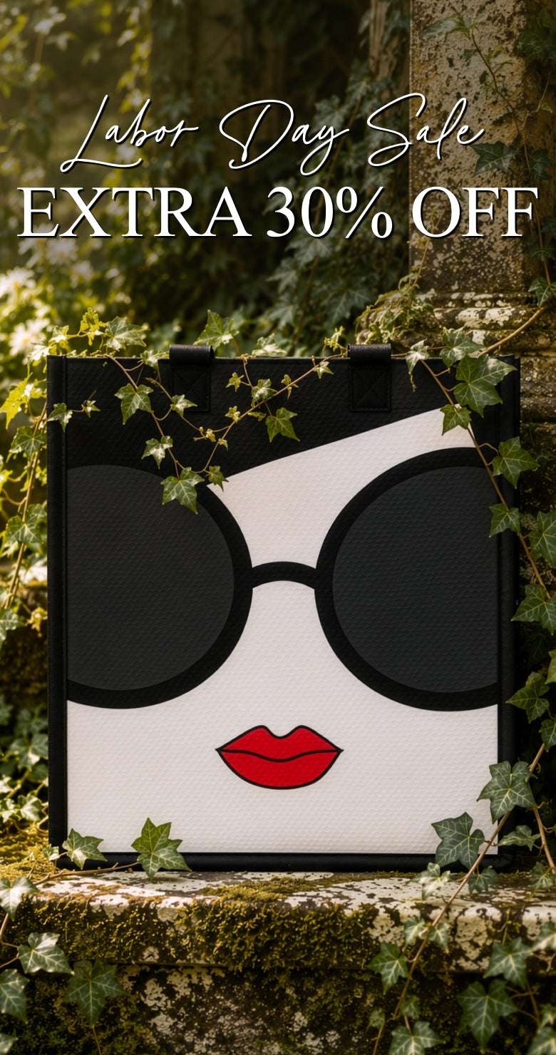 STACEFACE MINI BACKPACK KEYCHARM in BLACK/OFF WHITE MULTI | ALICE