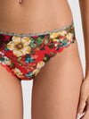 A+O X PQ SWIM AUBREE REVERSIBLE SCALLOPED FULL BOTTOM-GARDEN VISTA CANDY APPLE-ALICE + OLIVIA