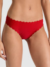 A+O X PQ SWIM AUBREE REVERSIBLE SCALLOPED FULL BOTTOM-GARDEN VISTA CANDY APPLE-ALICE + OLIVIA