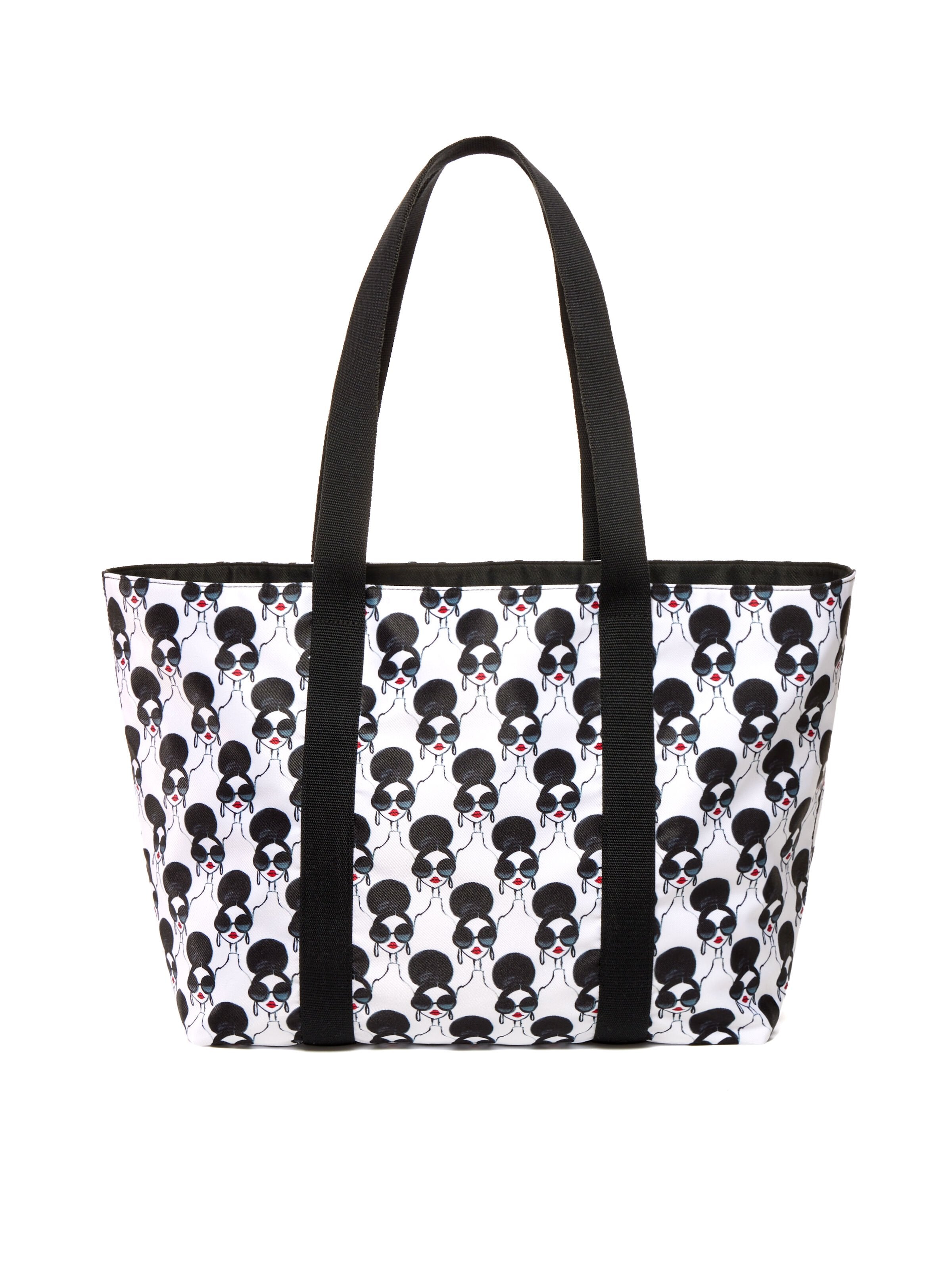 STACEFACE TOTE STAMPATA-ALICE + OLIVIA