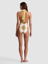 A+O X PQ SWIM CROSS FRONT ONE PIECE-GOLDEN COAST-ALICE + OLIVIA
