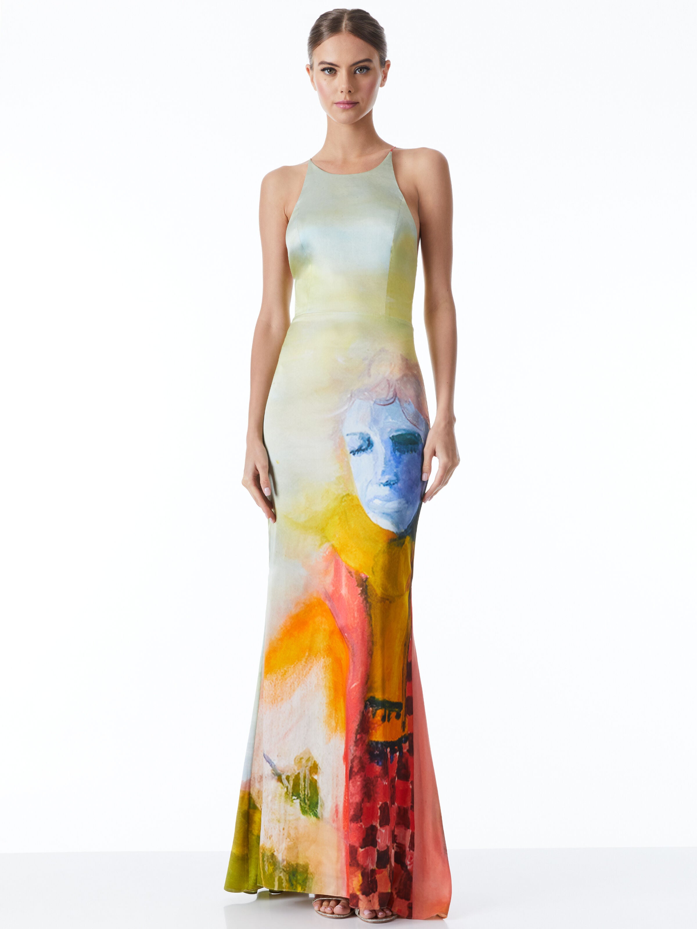 ROBE LONGUE À QUEUE DE POISSON SAMIA SANS MANCHES A+O X KIDSUPER-ALICE + OLIVIA