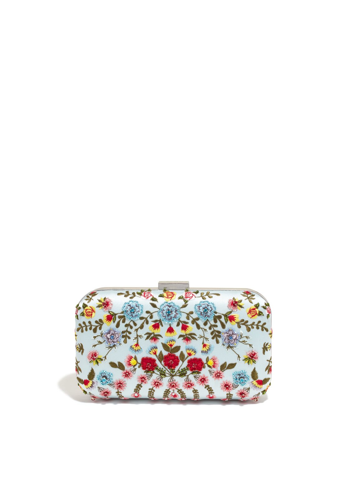 EMBELLISHED SHIRLEY CLUTCH-BLACK/WHITE-ALICE + OLIVIA