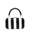 SHIRLEY EMB STRIPES LG CLUTCH-ALICE + OLIVIA
