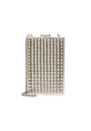 SOPHIA CRYSTAL STUD NS CLUTCH-SILVER-ALICE + OLIVIA