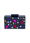 POCHETTE EN LUCITE À GROS CAILLOUX-ALICE + OLIVIA