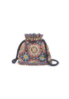 POCHETTE À BANDULIÈRE EN CORDE AVEC TUILE ORNÉE-ALICE + OLIVIA