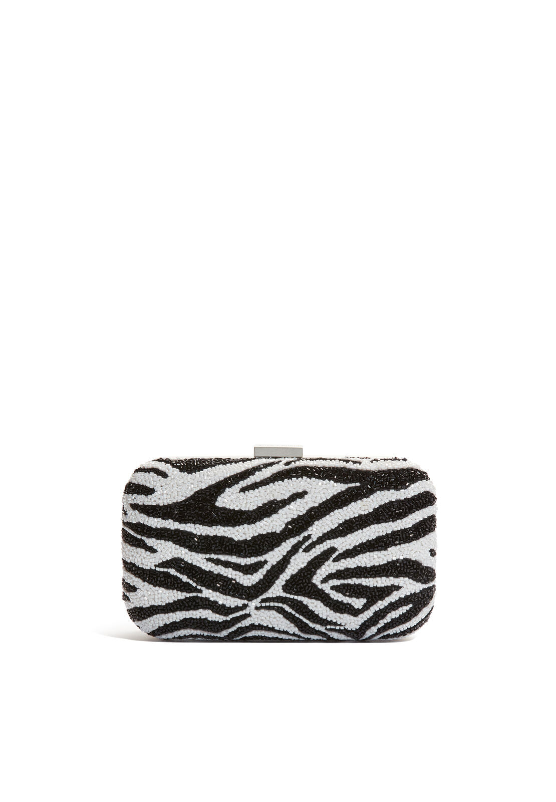 EMBELLISHED SHIRLEY CLUTCH-BLACK/WHITE-ALICE + OLIVIA